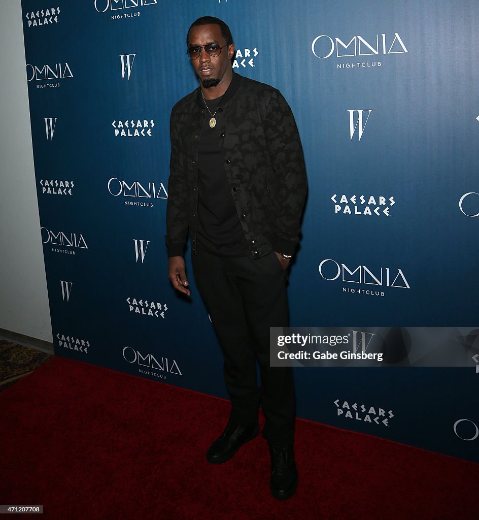 Omnia Nightclub At Caesars Palace Grand Opening Weekend With Sean Combs And Sarah Hyland