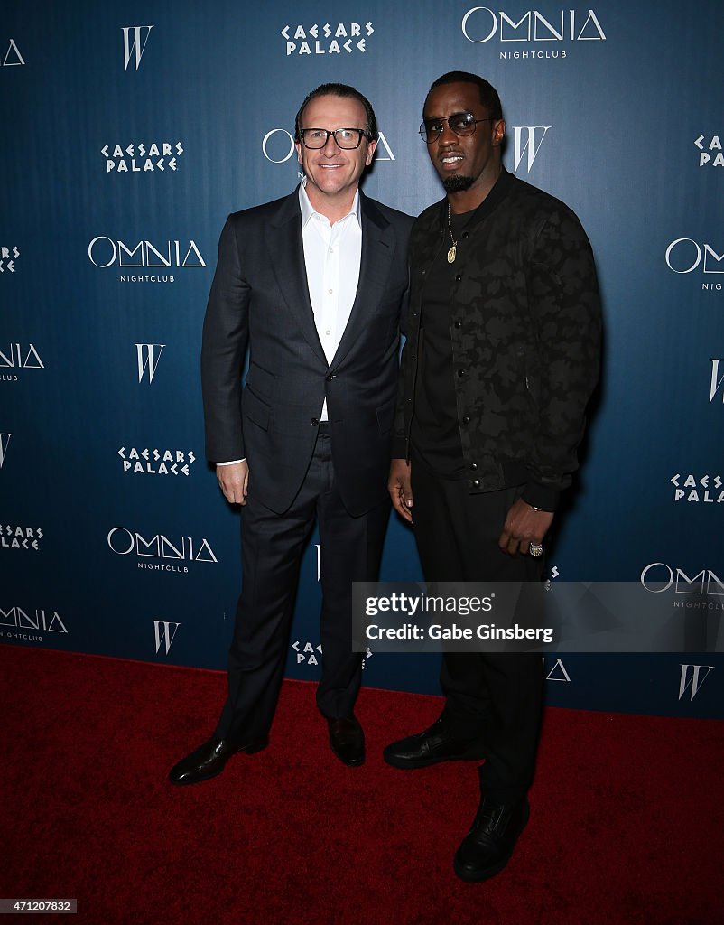 Omnia Nightclub At Caesars Palace Grand Opening Weekend With Sean Combs And Sarah Hyland