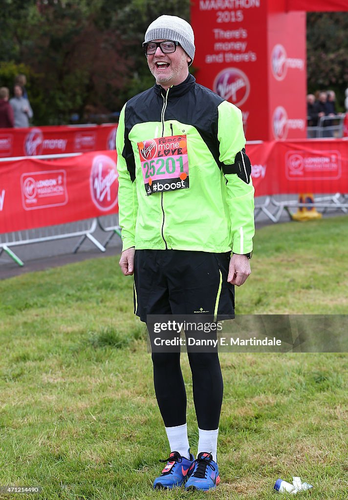 Celebrity Sightings AT The London Marathon -  April 26, 2015