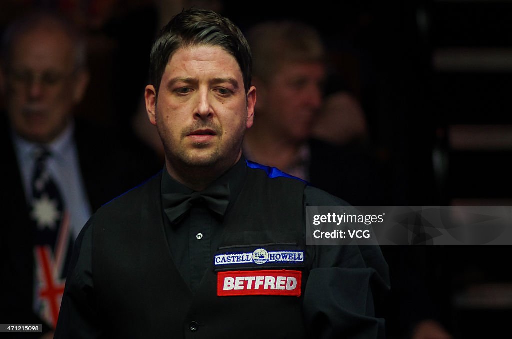 2015 Betfred World Snooker Championship - Day 8