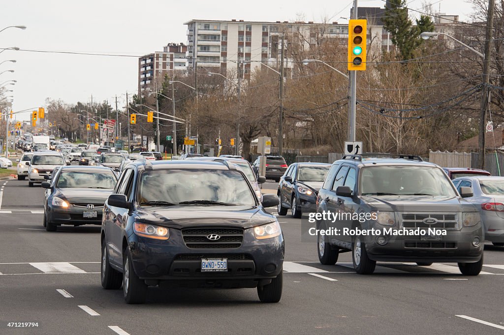 Victoria Park Avenue is congested due to the closure for...