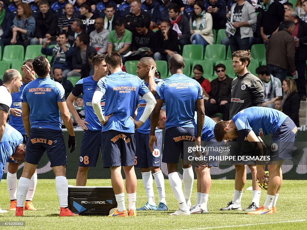 FBL-FRA-LIGUE1-SAINT ETIENNE-MONTPELLIER