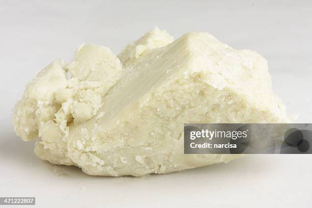 shea butter - raw organic unrefined - shea butter stock pictures, royalty-free photos & images