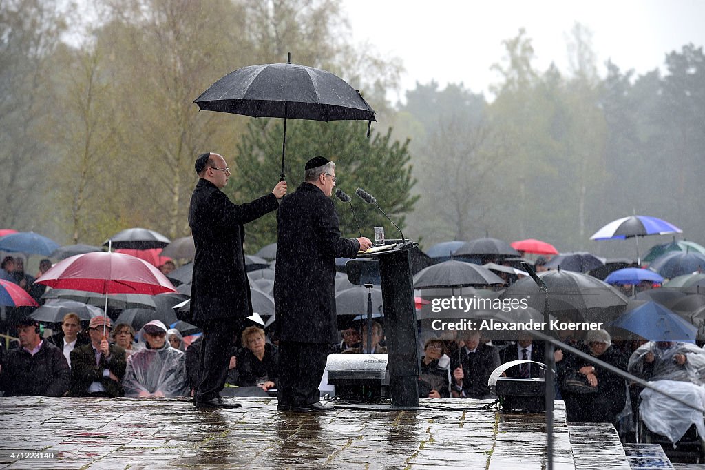 Germany Commemorates Bergen-Belsen Concentration Camp Liberation 70th Anniversary