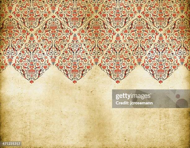 traditionellen persische hintergrund - persian pattern stock-grafiken, -clipart, -cartoons und -symbole