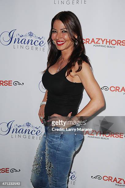 Drita D'Avanzo hosts at the Crazy Horse nightlub on April 25, 2015 in Pompano Beach, Florida.