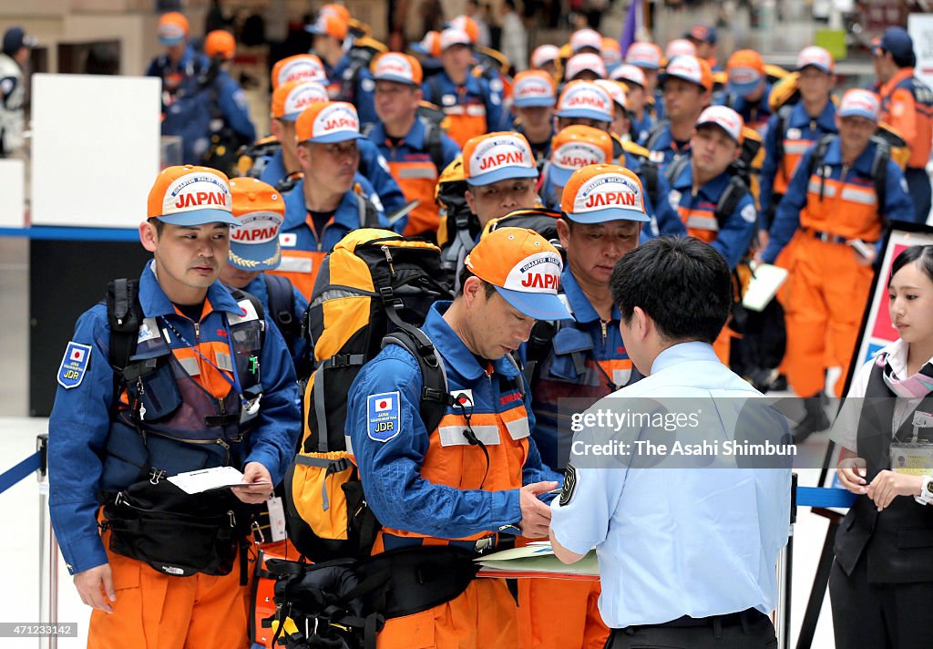 Japan Sends Disaster Relief Team To Nepal
