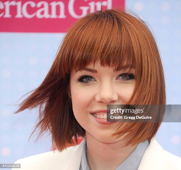 Singer Carly Rae Jepsen arrives at the 2015 Radio Disney Music Awards at Nokia Theatre L.A. Live on April 25, 2015 in Los Angeles, California.