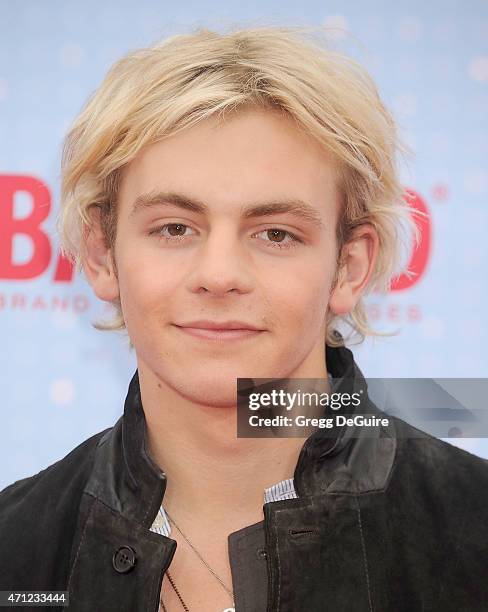 Musician Ross Lynch of R5 arrives at the 2015 Radio Disney Music Awards at Nokia Theatre L.A. Live on April 25, 2015 in Los Angeles, California.