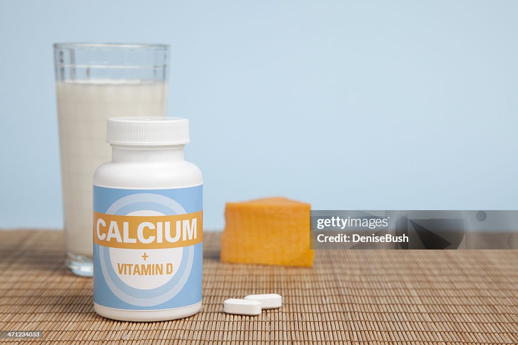 Calcium Tablets, Cheese & Milk