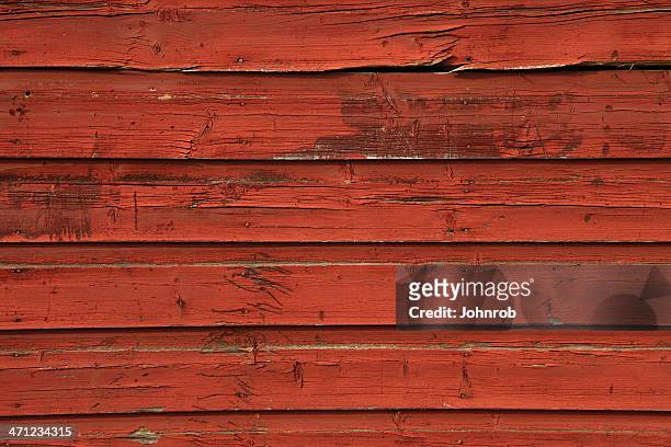 red barn siding horizontal background with rough texture - barn 個照片及圖片檔
