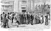 Ulysses S. Grant inaugration engraving