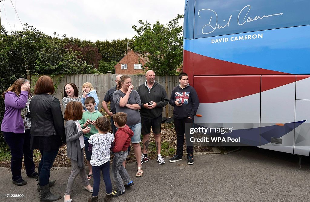 Conservatives Campaign In The Fourth Week Of The General Election