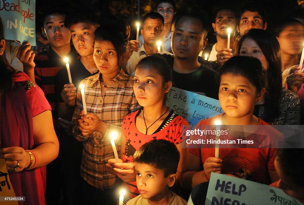 Prayers Meet Organised For The Victims Of Nepal Earthquake