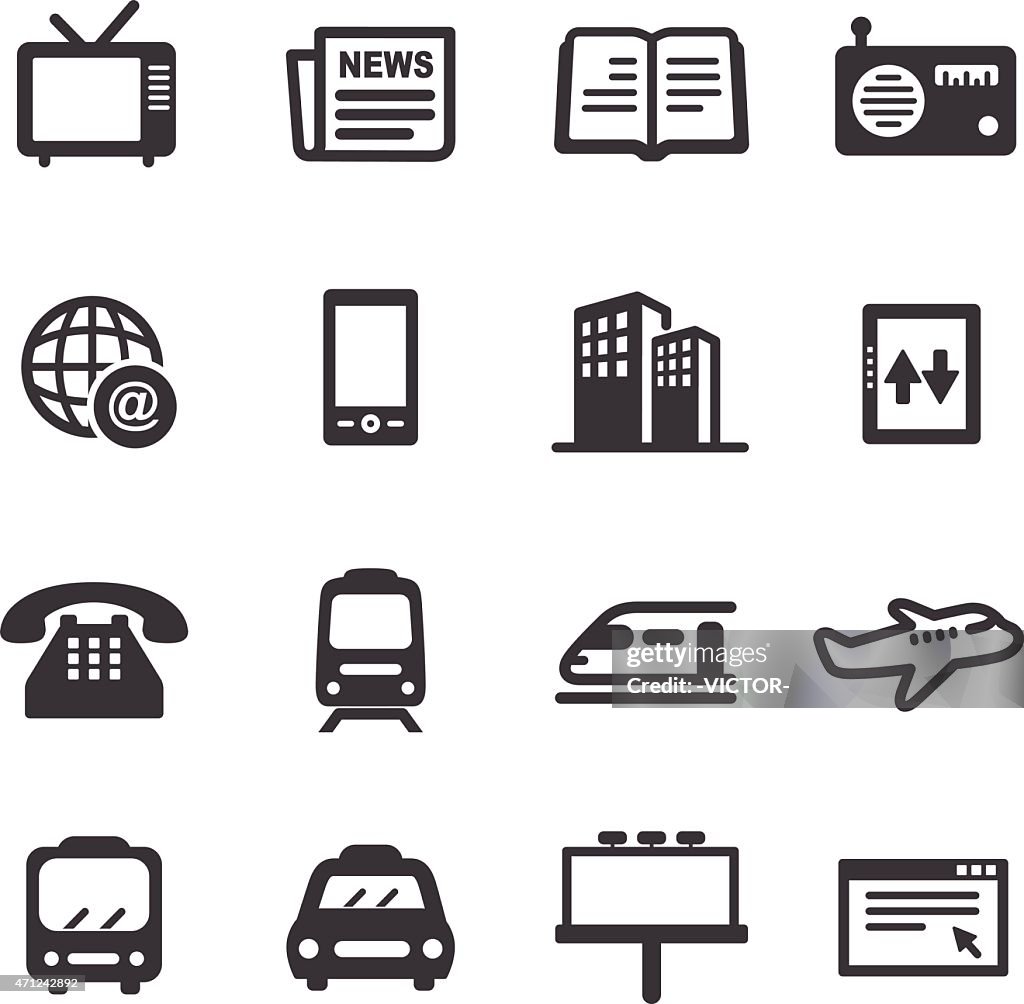 Advertising and Media Icons - Acme Series