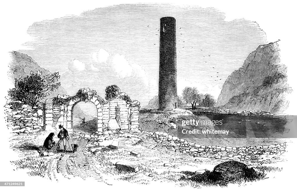 Entrance to the Seven Churches, County Wicklow, Ireland