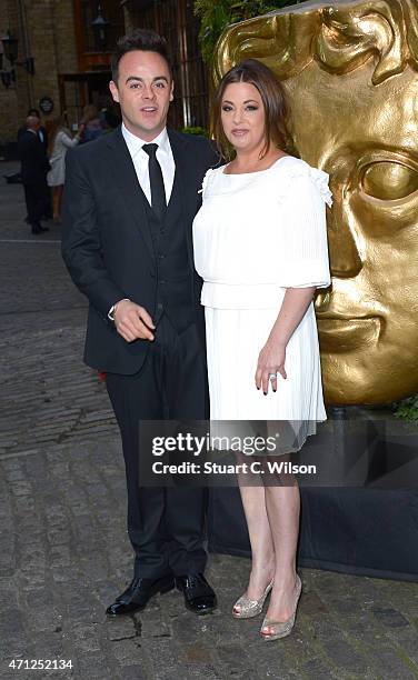 Anthony McPartlin and Lisa Armstong attend the British Academy Television Craft Awards at The Brewery on April 26, 2015 in London, England.