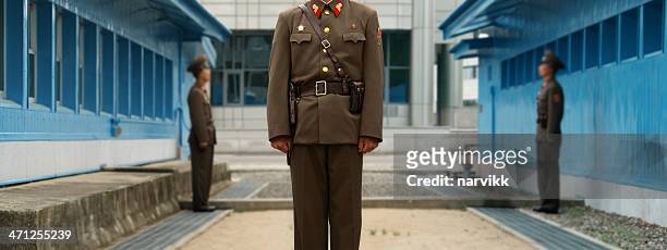 joint security area in panmunjom - panmunjom stock pictures, royalty-free photos & images