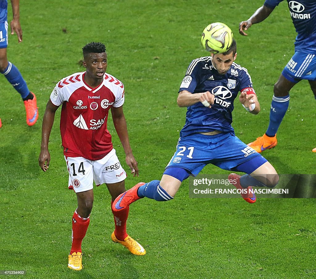 FBL-FRA-LIGUE1-REIMS-LYON