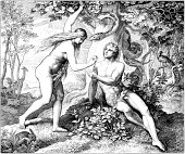Adam & Eve Eat Forbidden Fruit
