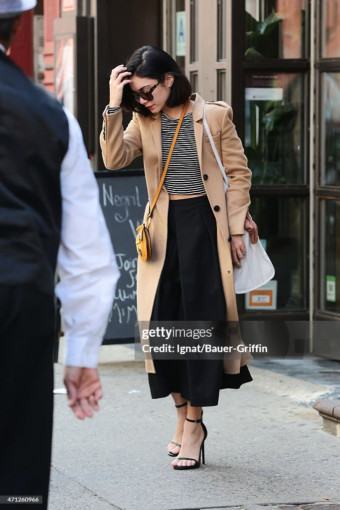 Celebrity Sightings In New York - April 26, 2015