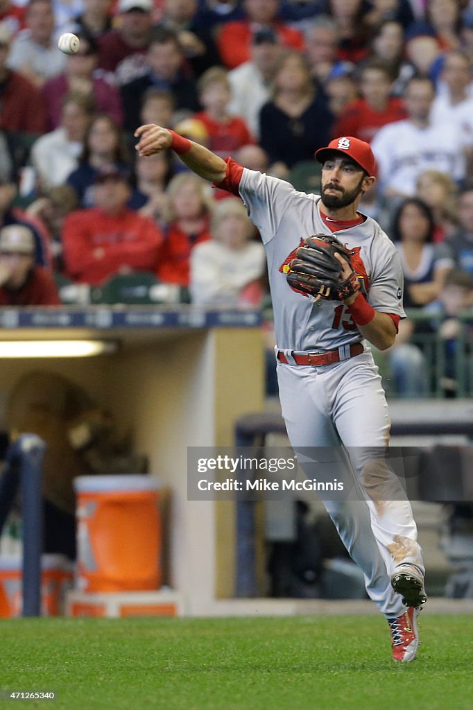 St. Louis Cardinals v Milwaukee Brewers