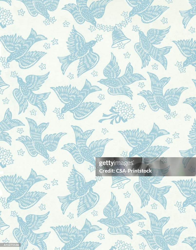 Vector Birds Patterns Bird Pattern High-Res Vector Graphic - Getty Images