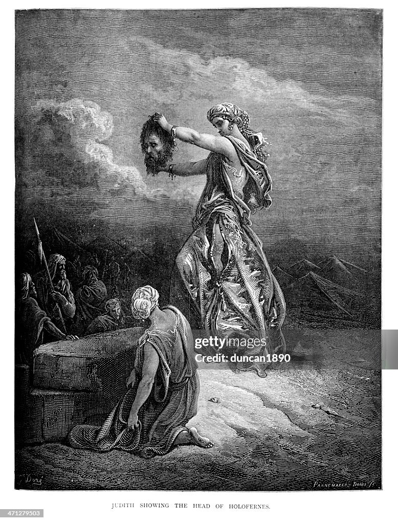 Judith showing the head of Holofernes