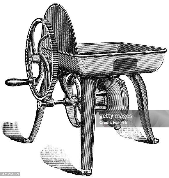 forge-fire - melting iron stock illustrations