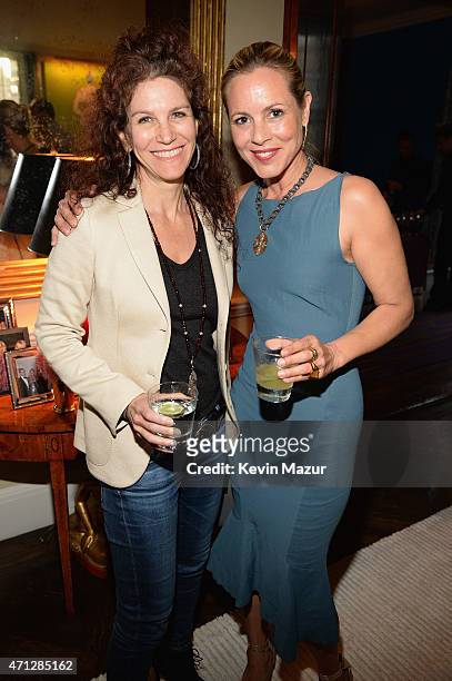 Christina Weiss Lurie and Maria Bello attend the Maria Bello "Whatever...Love Is Love" Book Party on April 26, 2015 in New York City.