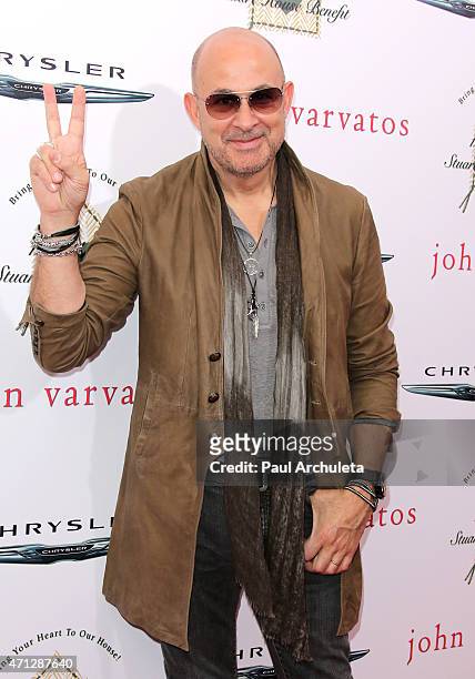 Fashion Designer John Varvatos attends the 12th Annual John Varvatos Stuart House Benefit at John Varvatos on April 26, 2015 in Los Angeles,...