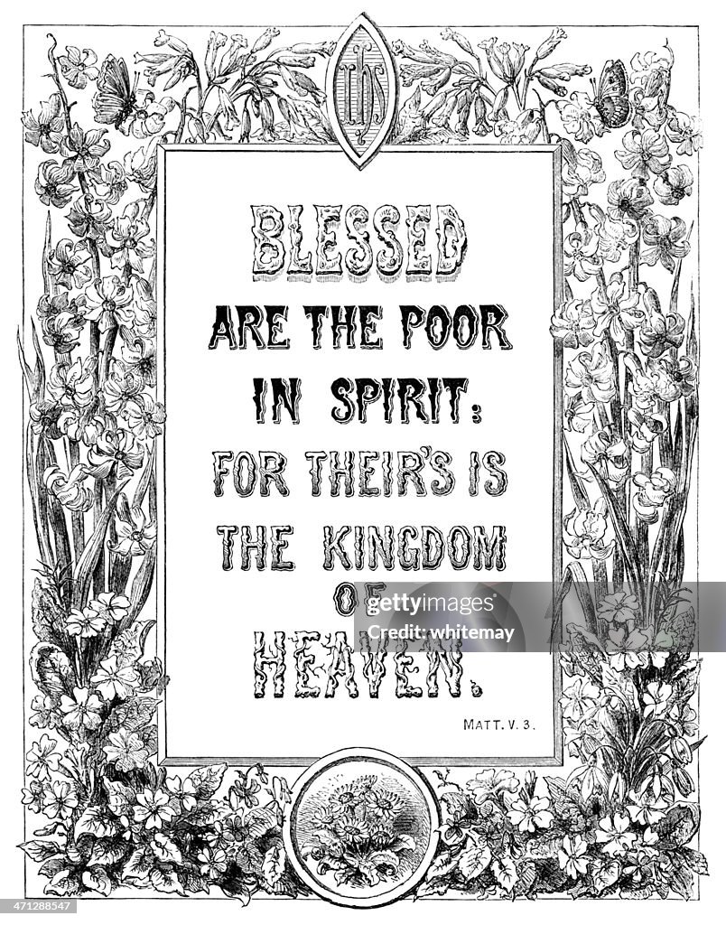 Blessed Are The Poor In Spirit (Victorian religious text)