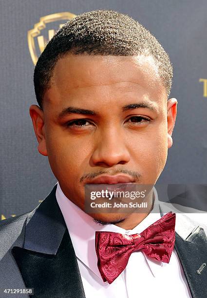 Actor Tequan Richmond attends The 42nd Annual Daytime Emmy Awards at Warner Bros. Studios on April 26, 2015 in Burbank, California.