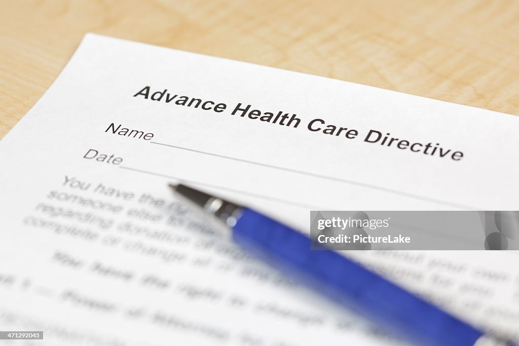 Advance health care directive
