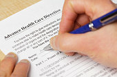 Filling in an advance health care directive
