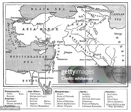 1882 map of Asia Minor 1882 map of Asia Minor