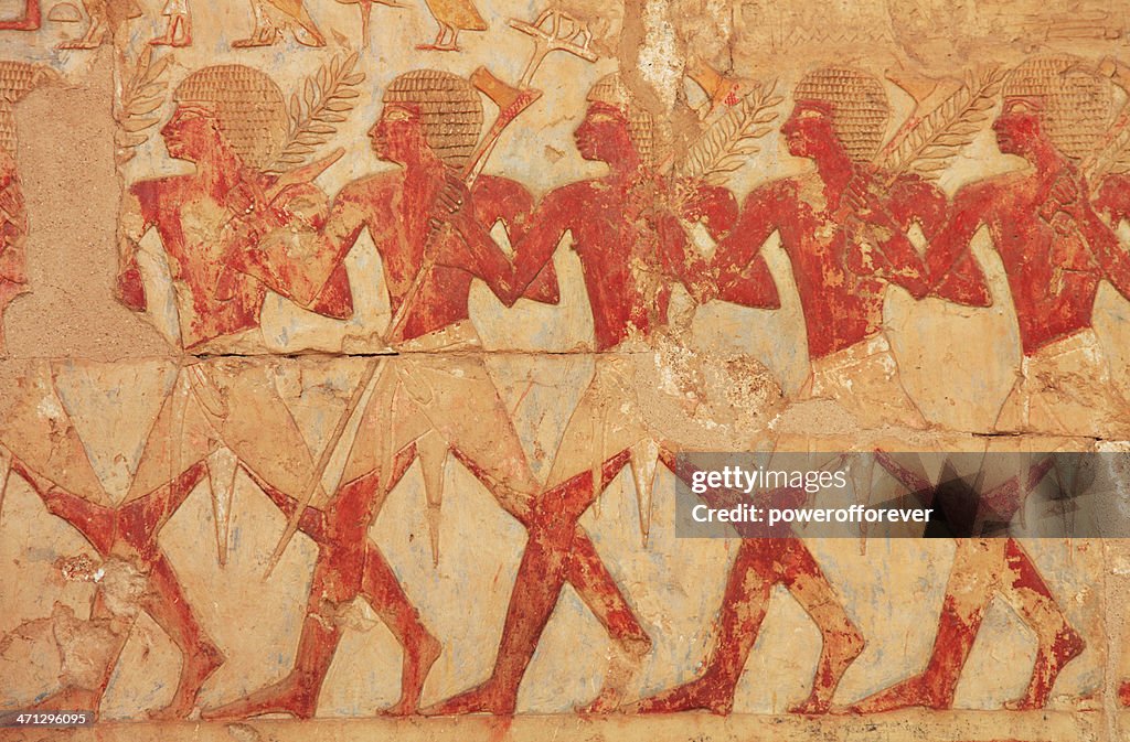 Egyptian Farmers Hieroglyphics