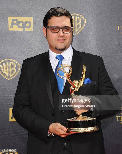 Director Gregori J. Martin arrives at the 42nd Annual Daytime Emmy Awards at Warner Bros. Studios on April 26, 2015 in Burbank, California.