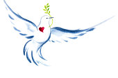 White Dove Spirit Of Love and Peace