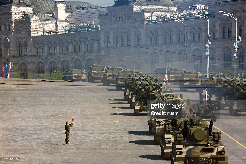 Military parade in Moskau
