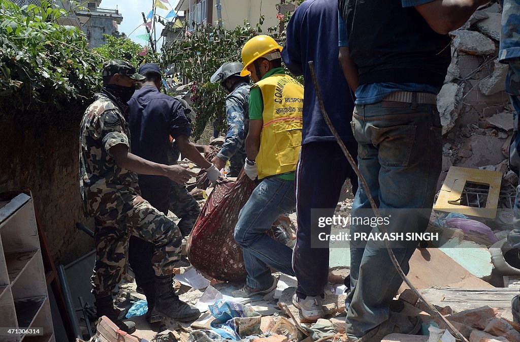 NEPAL-DISASTER-QUAKE