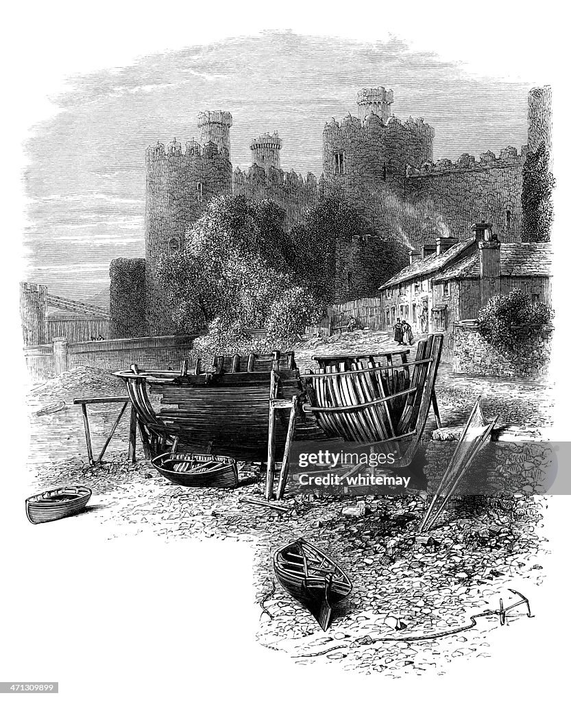 Conway (Conwy) Castle, North Wales
