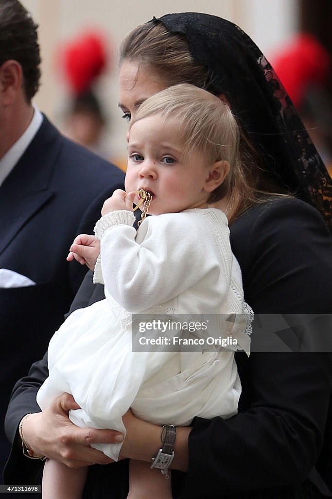 Pope Francis Meets The Swedish Royals