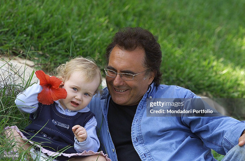 Albano Carrisi with her daughter Jasmine