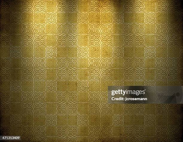 old celtic wallpaper - celtic pattern stock illustrations