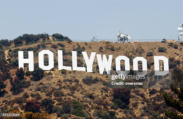 letrero de hollywood - hollywood sign fotografías e imágenes de stock