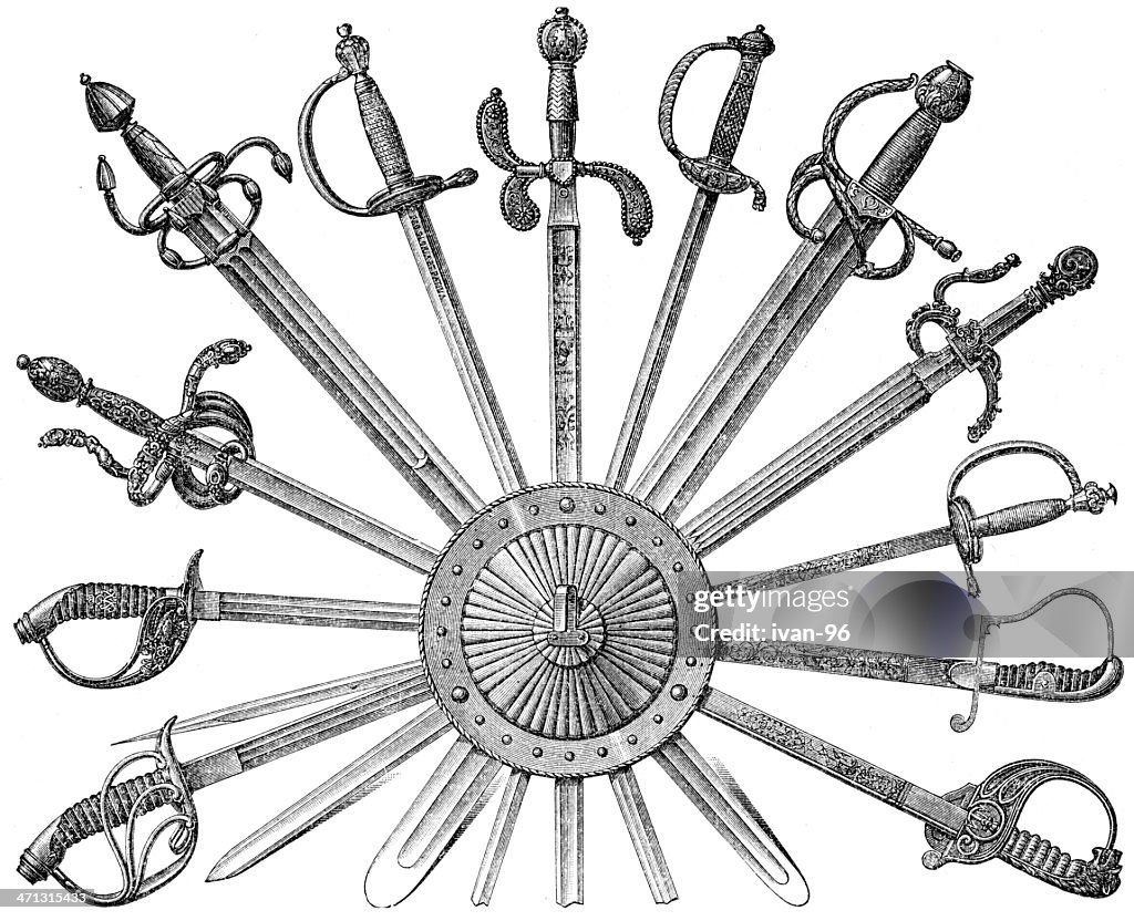 Basic Sword Image Swords High-Res Vector Graphic - Getty Images