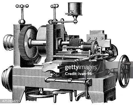 Milling Machine High-Res Vector Graphic - Getty Images