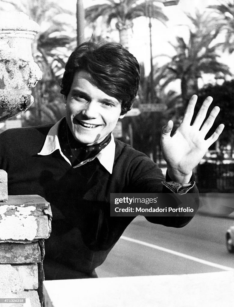 Portrait of the young Italian singer and theatre actor Massimo... News ...