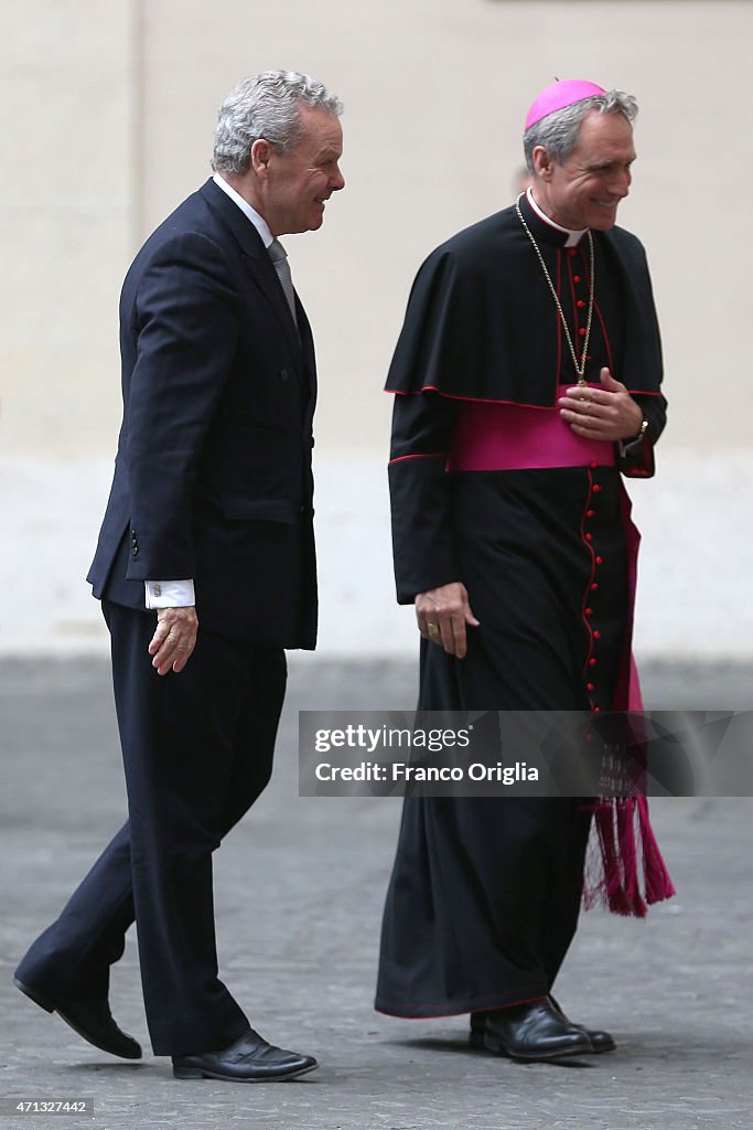 Pope Francis Meets The Swedish Royals